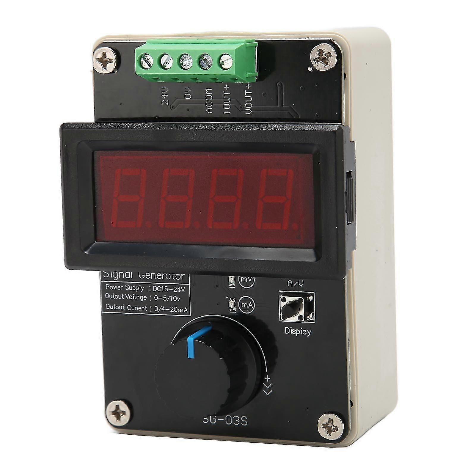 4 bis 20 mA Signalgenerator, einstellbar, DC 0 bis 10 V, 0 oder 4 bis 20 mA, Stromspannung, Analogsimulator