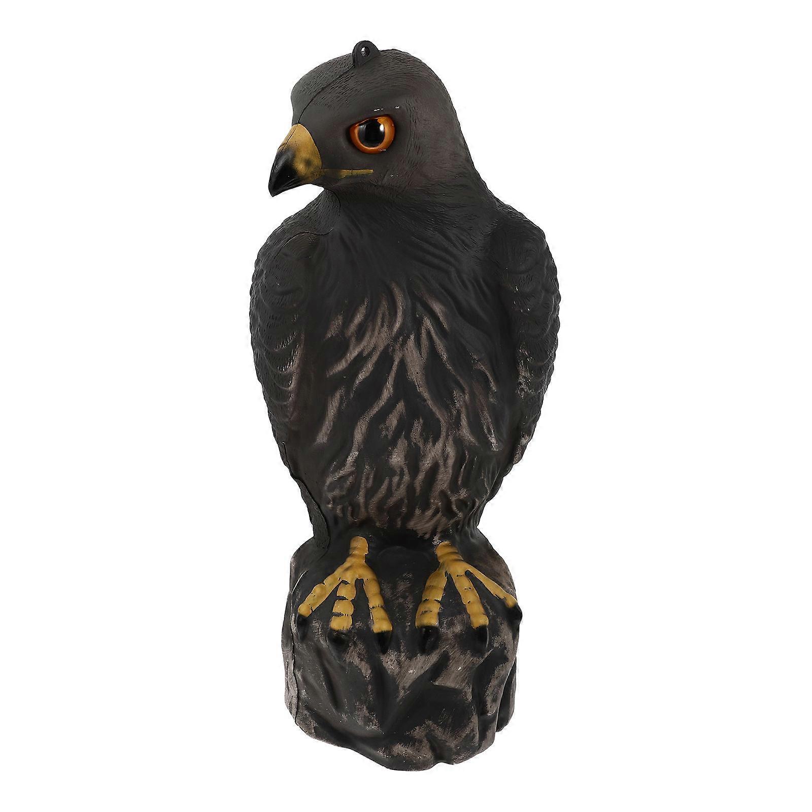 Garden Eagle Figurine Yard Eagle Statue Bird And Mouse Homeowners Garden Lovers 16X38CM 1Set
