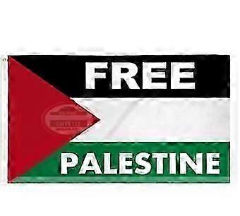 Drapeau de la Palestine 3x5 pi, 90 * 150cm Drapeau de la Palestine résistant à la décoloration avec 2 œillets en laiton, drapeau de la Palestine pour une utilisation extérieure en plein air