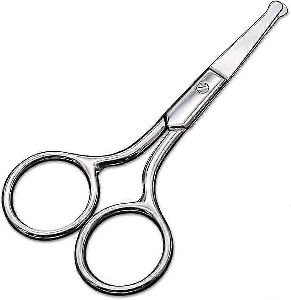 Nose Hair Scissors, Eyebrow Scissors, Stainless Steel Small Scissors Round Head Design -CN-AA