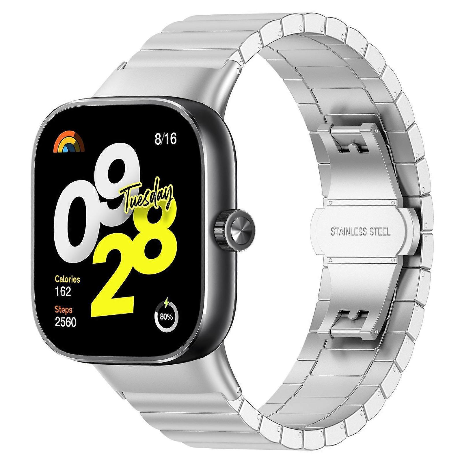 xDfind En-perle Bambus Solid Rustfritt Stål Klokkerem