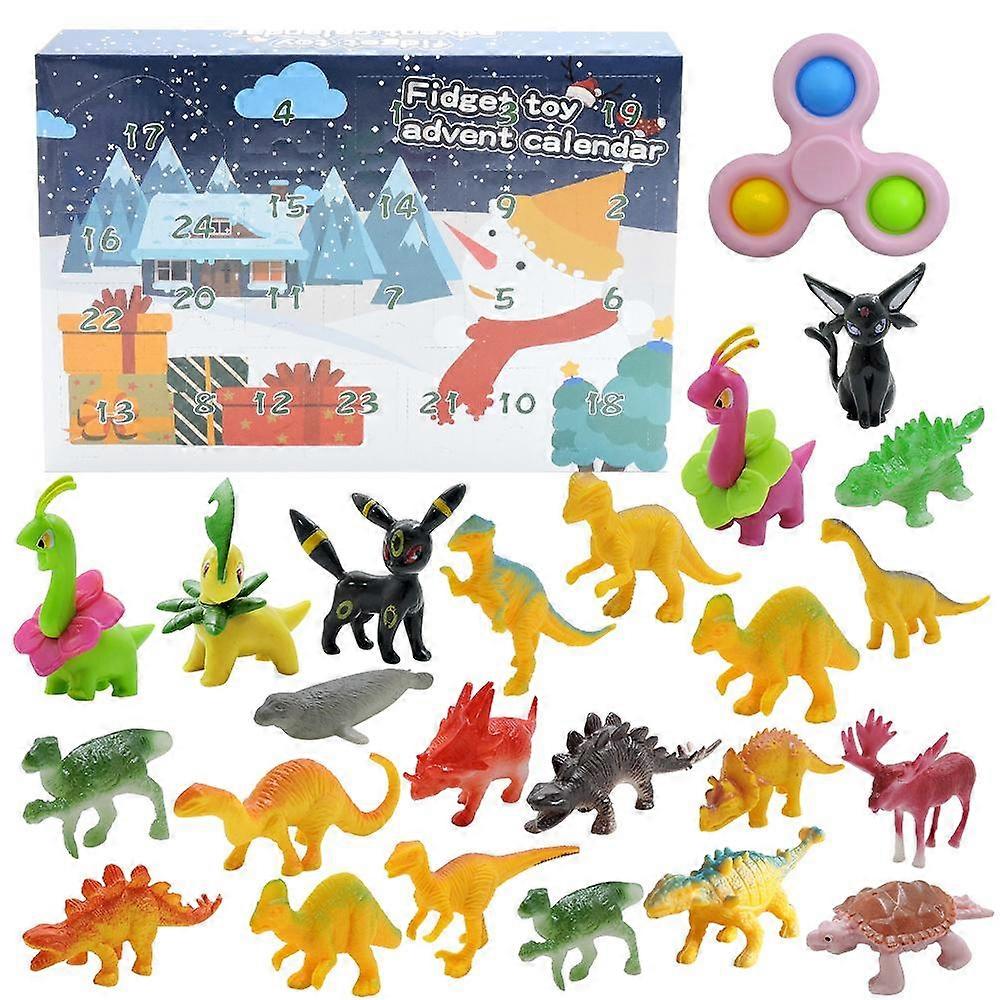 24 Pcs Christmas Advent Countdown Calendar 2021 Sensory Toy Sets Surprise Gifts For Party