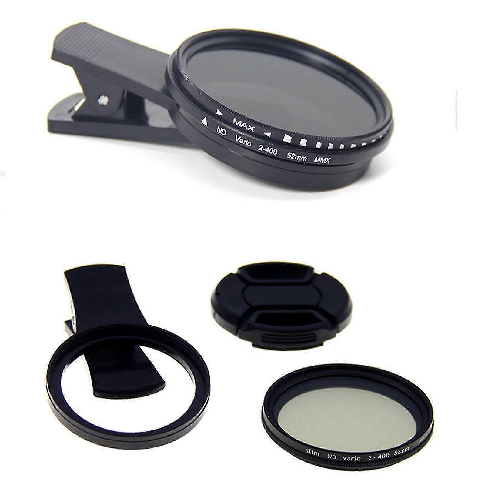 Solar Eclipse Camera Lens Filter, ND2-400 Lens Filter, Solar Filter for Smartphone, with Clip, Simple Installation Imaging Enhancing Filter