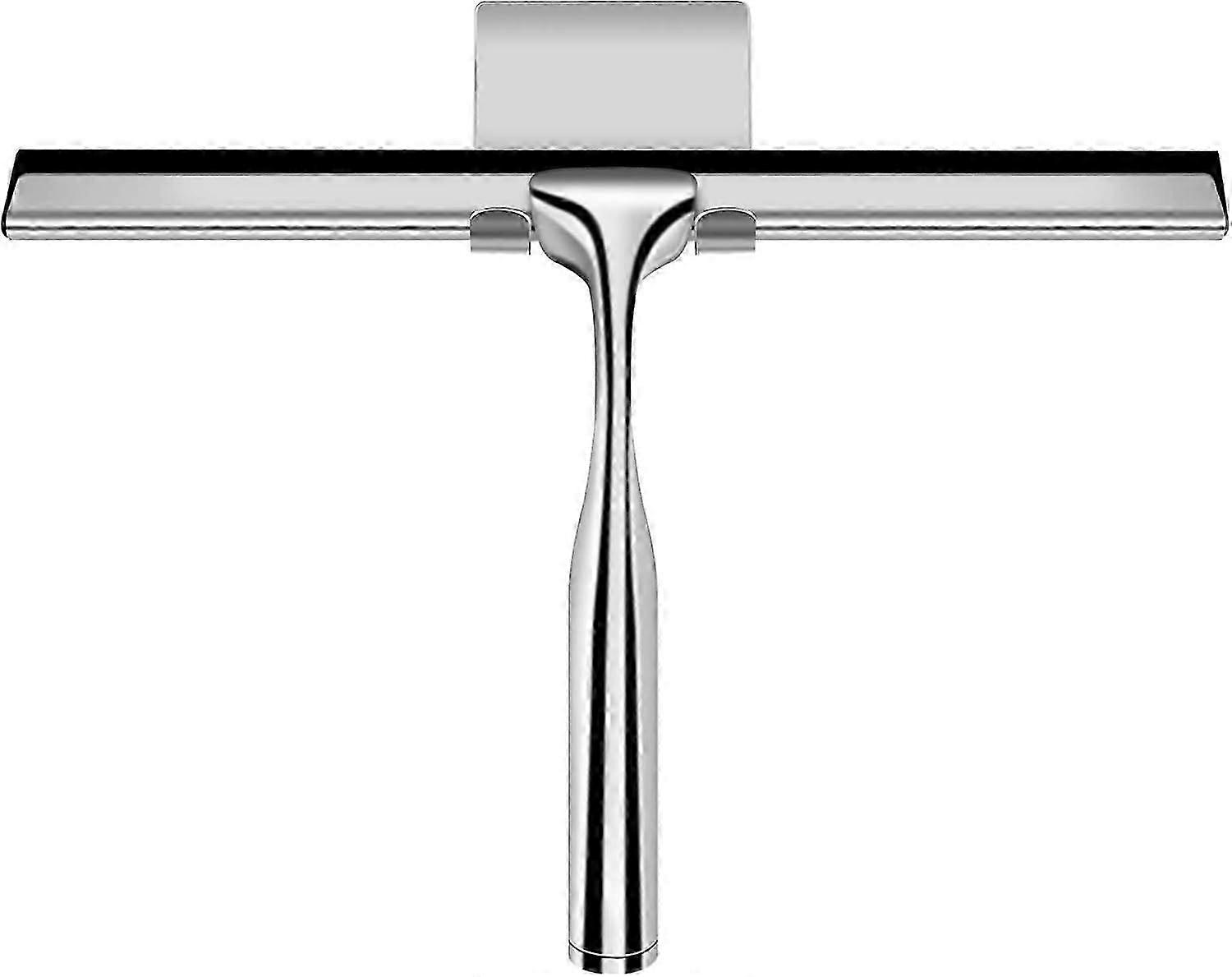 Shower Scraper Window Scraper Wall Mounted Shower Glass Squeegee Cleaner for Bathroom Tile Cleaning Tool Accessory