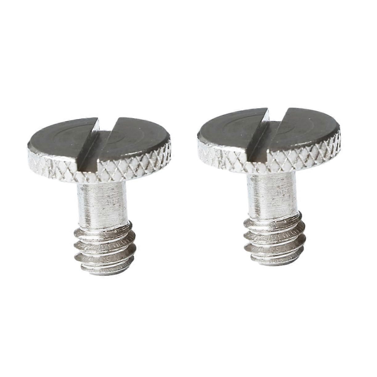 1/4 Inch Camera Mounting Screw Set Quick Release Adapter Flat Gimbal Screw for Tripod, Light Stand and Accessories
