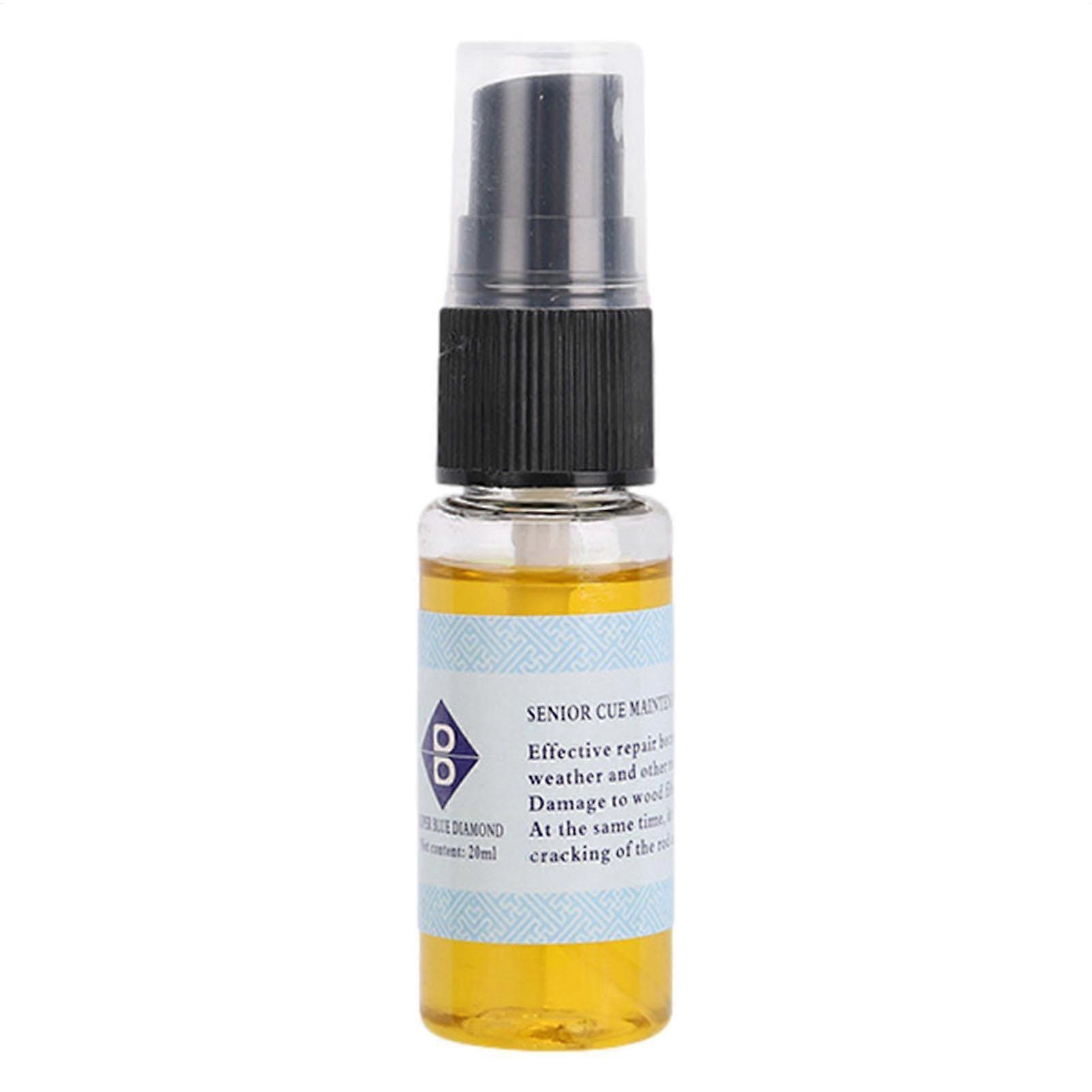 Snooker Club Lube Oil 20ml - Huile d’entretien de queue de billard pour dessus en bois, nettoyant pour queue de billard pour l’intérieur et l’extérieur