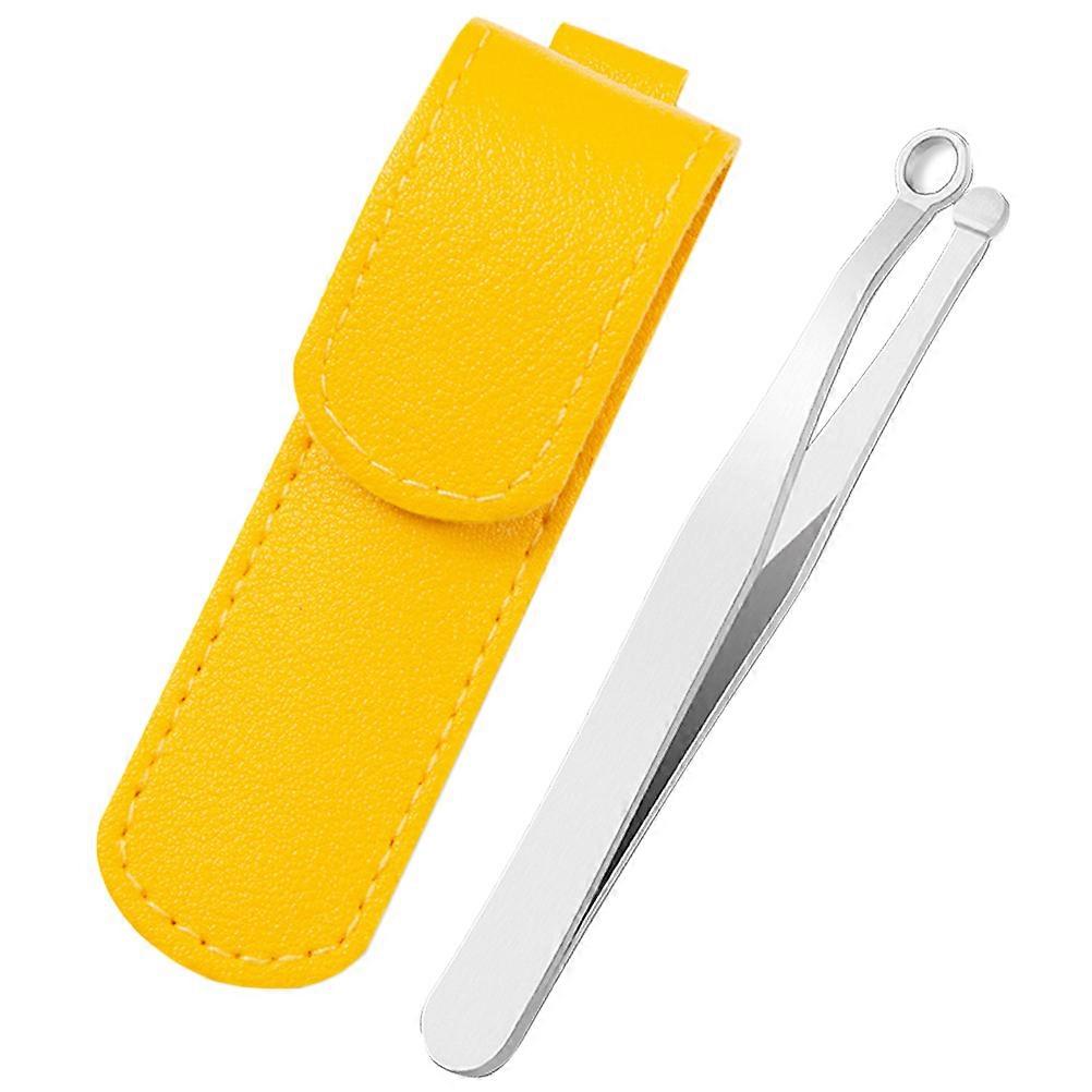Nasal Trimmer Men Reusable Nasal Clippers Wear-Resistant Steel Nose Hair Shaving Home Use 1 Set