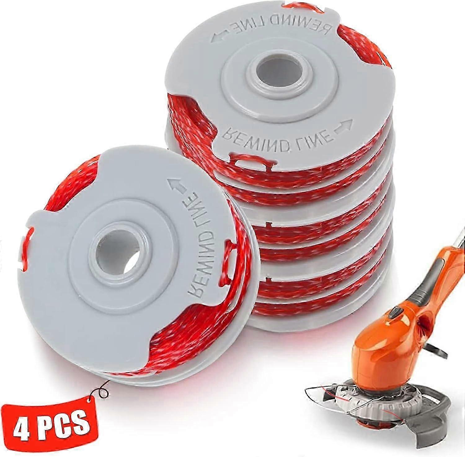 Strimmer Spool and Line For Flymo, Standard 1.5mm Lawn Mower Replacement Spool Double Line Autofeed Grass Trimmer Wire String and Decker for FLY021/51