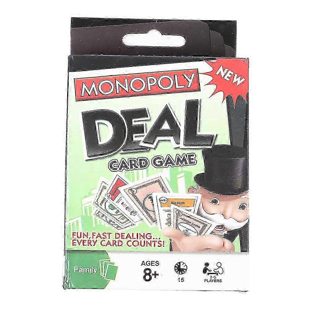 Monopoly Trading Card Game - English Version Family Party Board Game