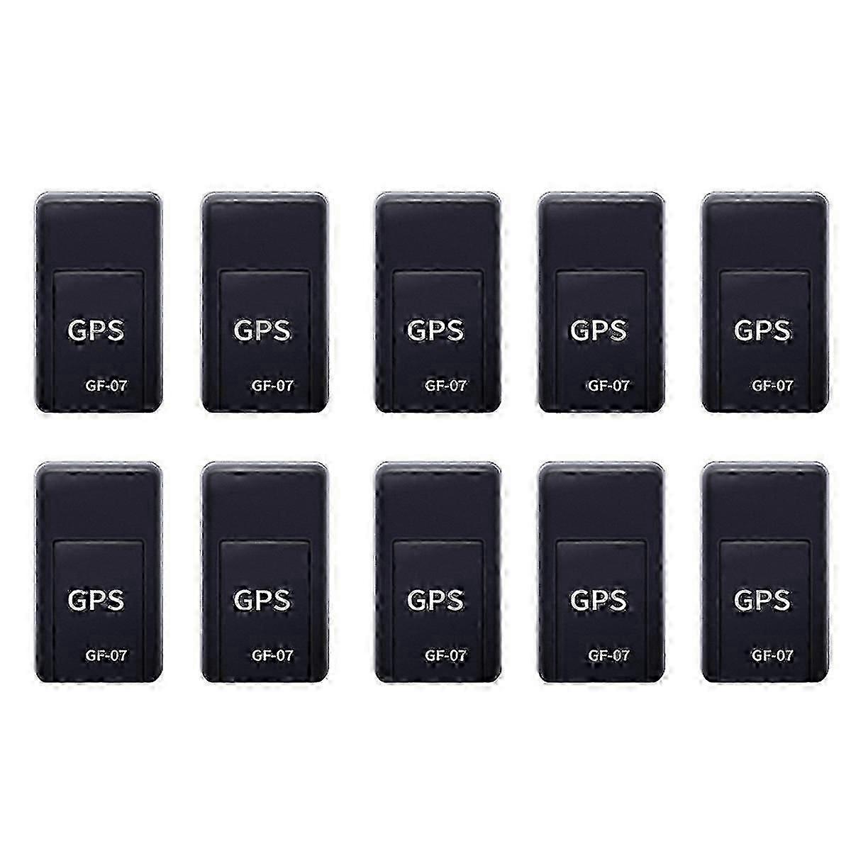 10 Pack GF07 Mini Magnetic GPS Trackers - Real Time Vehicle Location Monitor