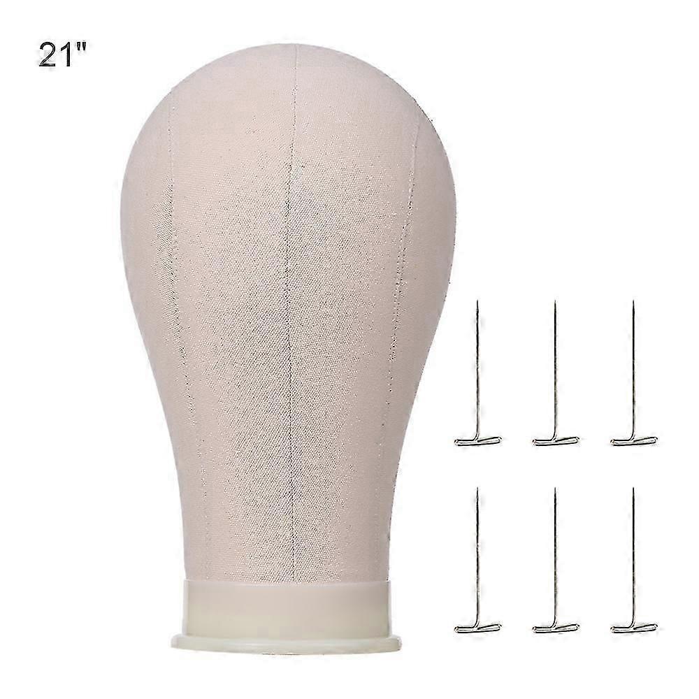 2025 Latest Model Canvas Block Head Mannequin Head Wig Display Styling Head
