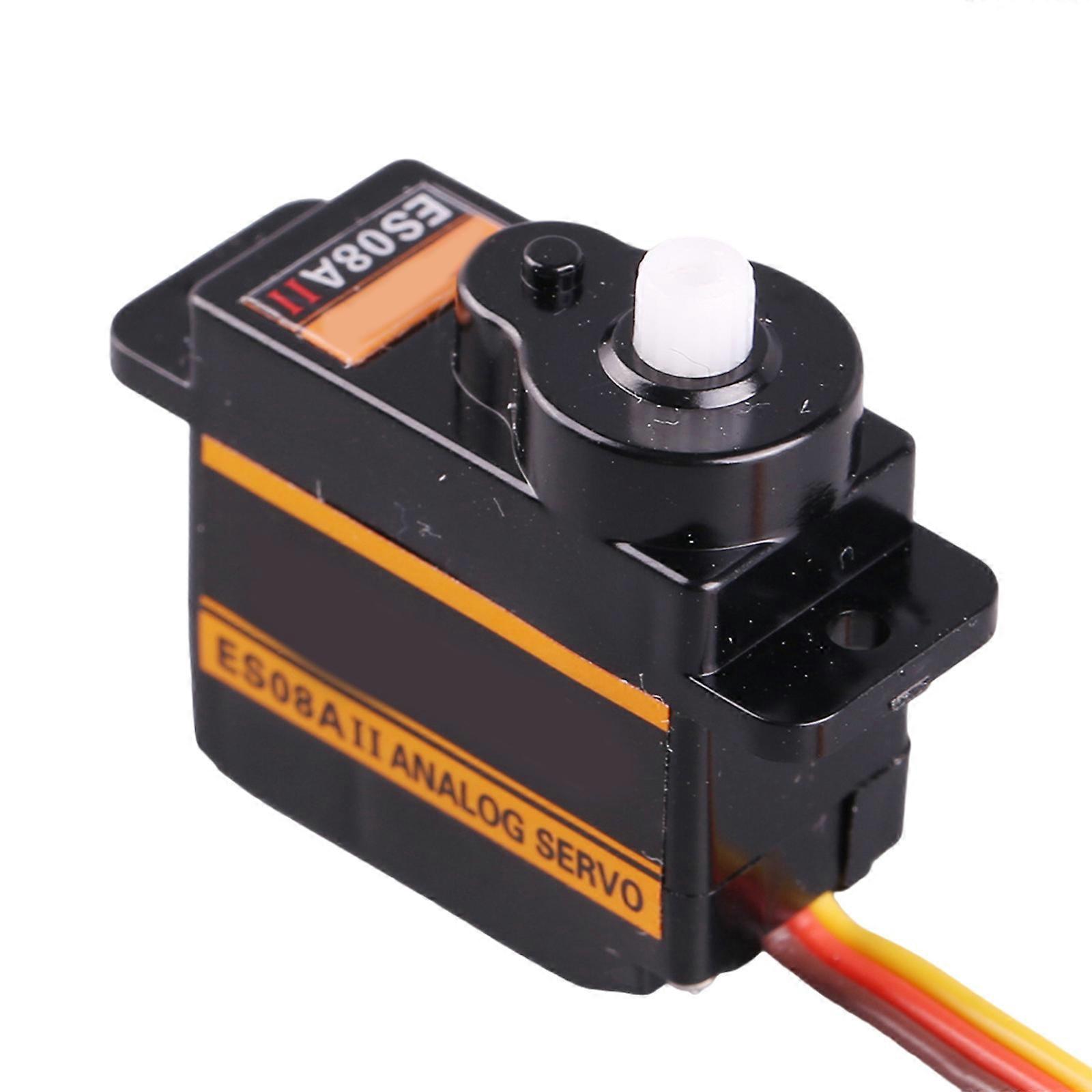 Compact Analog Servo EMAX ES08A II 9g, 8.5g Lightweight for Remote Control Hobbies, 23cm Wire Multicolor
