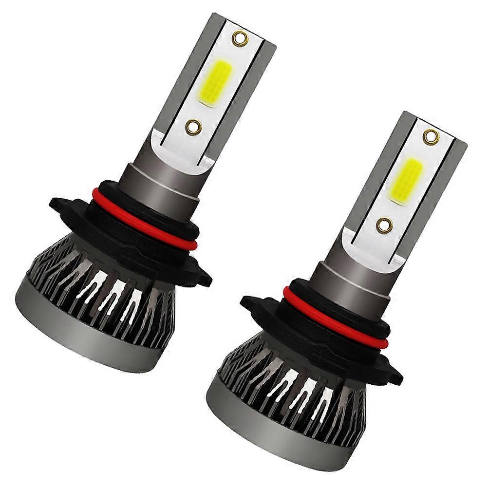 Bulbs Mini 9005 High Beam Low Beam Integrated Fog Light Aluminum Alloy Stable Illumination 2Pcs