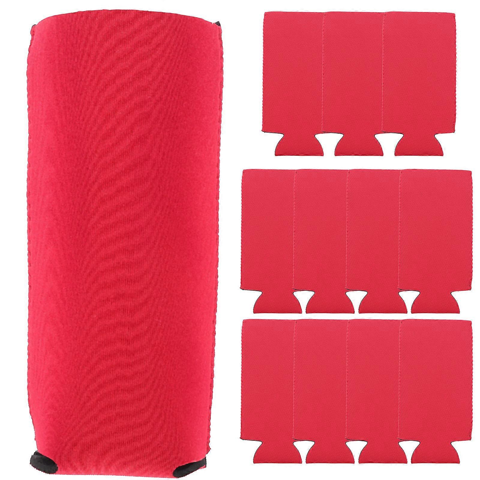 Easy Pull Can Sleeves Neoprene Drink Can Protector for Protection 12Pcs