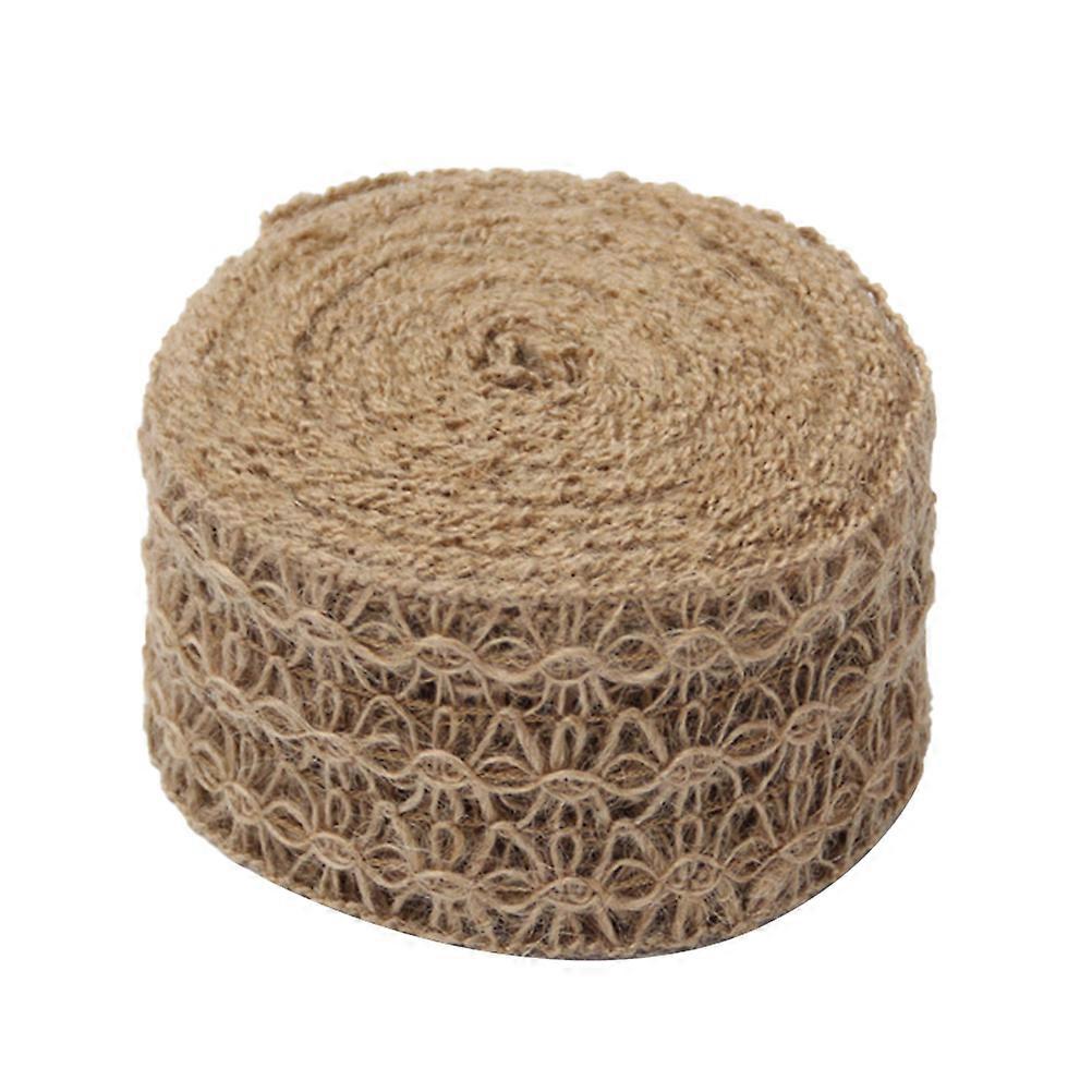 Twine For Crafts High Strength Jute Material Handmade Weaving Twine Lace Rope Vintage Diy Projects 1Set