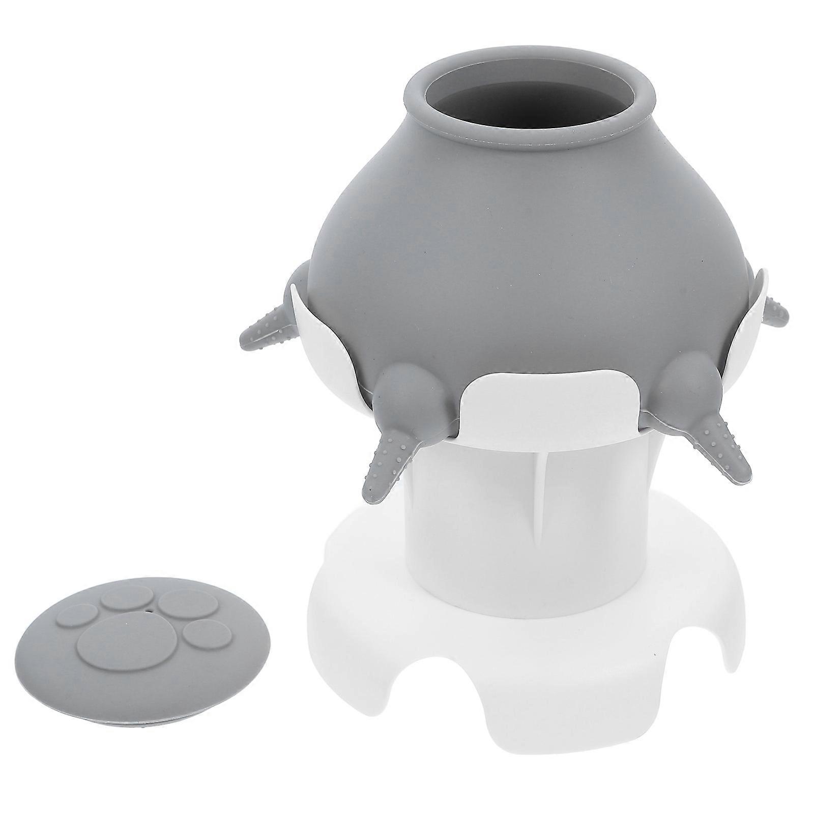 Silicone Puppy Feeding Bowl with Nipples and Stand – Safe Nursing Station for Newborn Puppies and Kittens – Durable Dog Nursing Supplies
