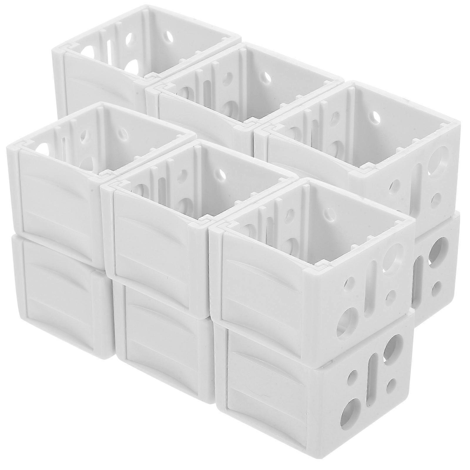 Blind Mounting Bracket Blind Holder Interior Installation Abs Rectangular Simple And Classic 30Pcs