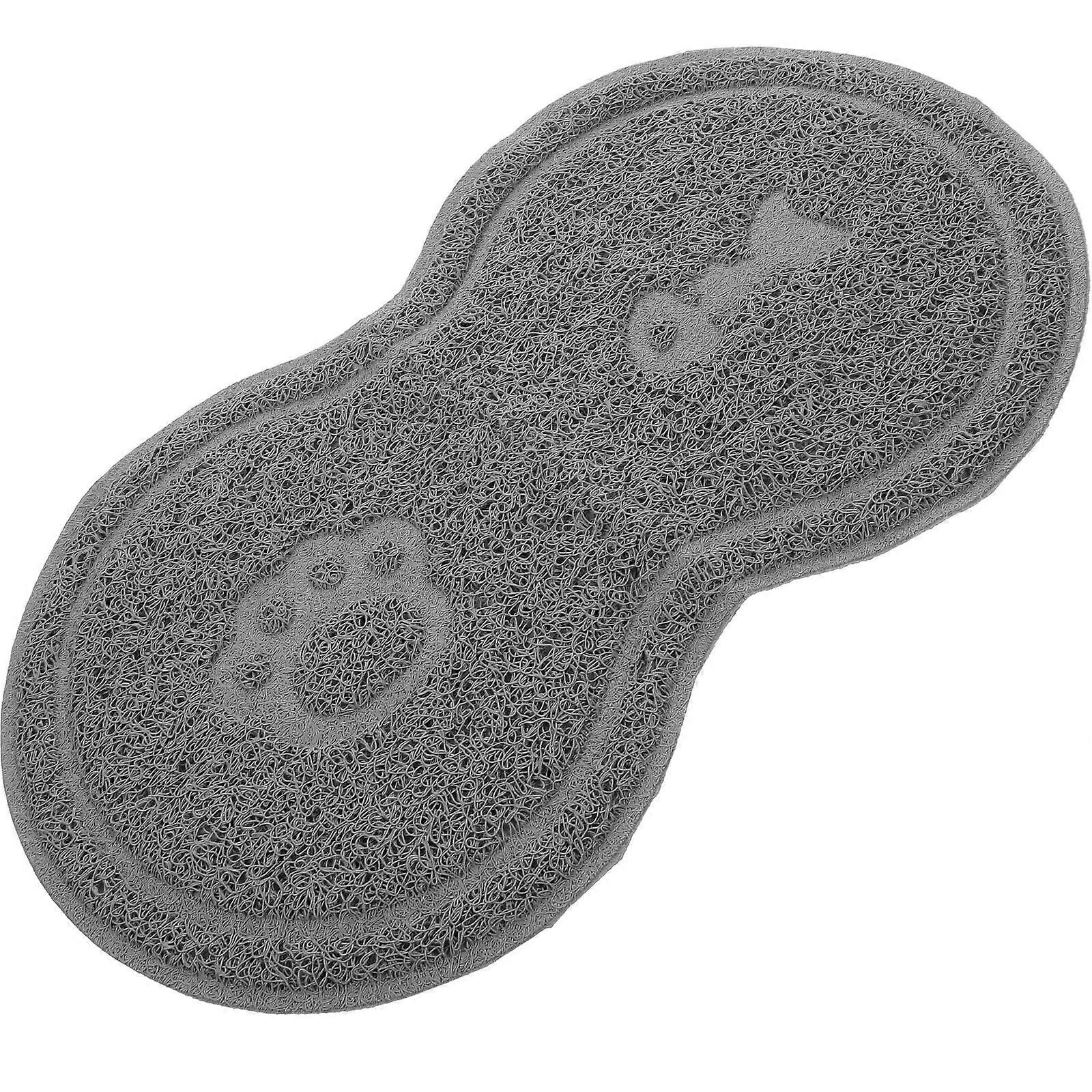 Cat Litter Box Mat Pvc Cat Bowl Mat: Nonslip Waterproof Cat Mat For Litter Box Mat That Catches Litter - Mat For Under Cat Litter Box Pet Food Bowl