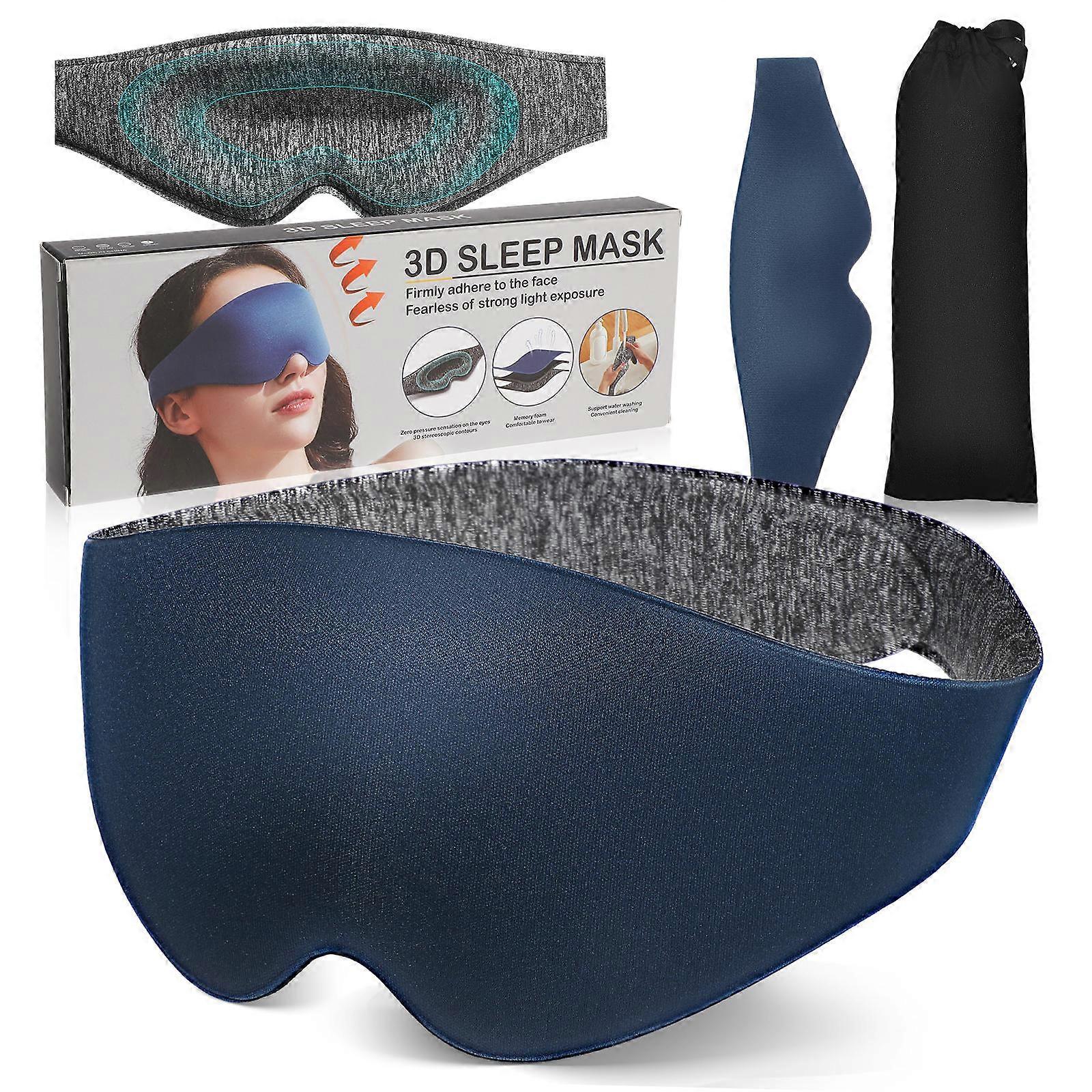 Here's a refined product description for your **Sleep Mask with Adjustable Strap**:
### 🌙 Sleep Mask with Adjustable Strap – Full Coverage
