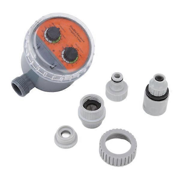 Timer di irrigazione, valvola a sfera a doppia manopola, IP67, impermeabile, timer di irrigazione automatico senza pressione per fattorie, balconi.