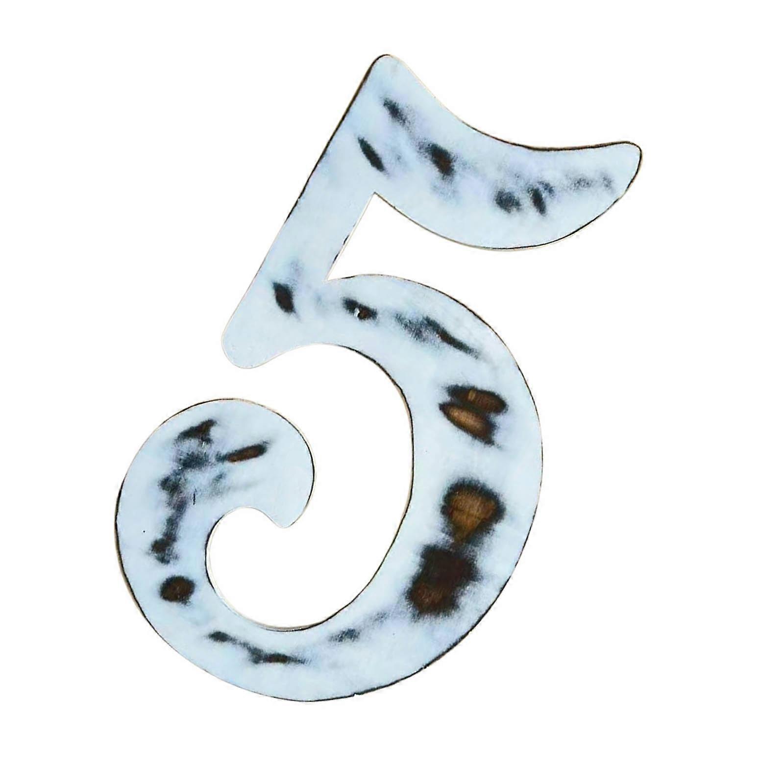 Handmade Retro Style Wooden Numbers Smooth Finishes Wood Number Shape 59cm Height for Infant & Child Photoshoots Multicolor