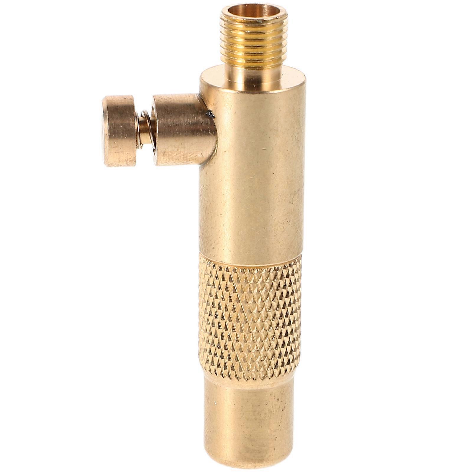 Inflatable Pump Extension Tube Multi Function Tire Inflator Adapter For Car Owners Stainless Steel Material 1Set