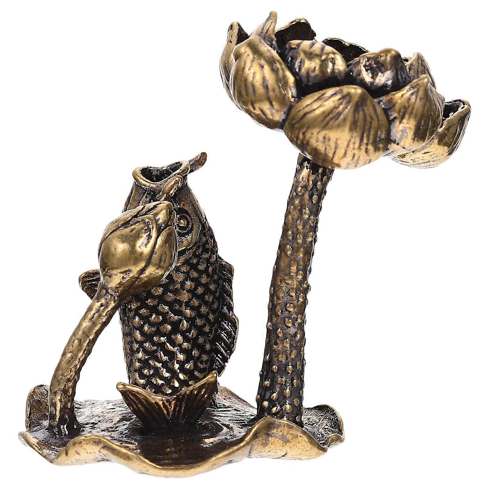 Burner Copper Incense Burner for Decor Creative Ornament