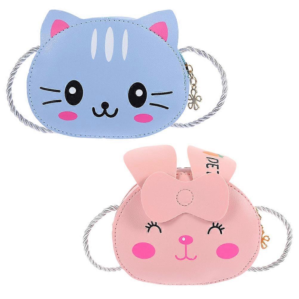Here's a refined and professional product description based on your input:
**2PCS Cartoon Crossbody Bag Stylish Lightweight Outdoor Storage