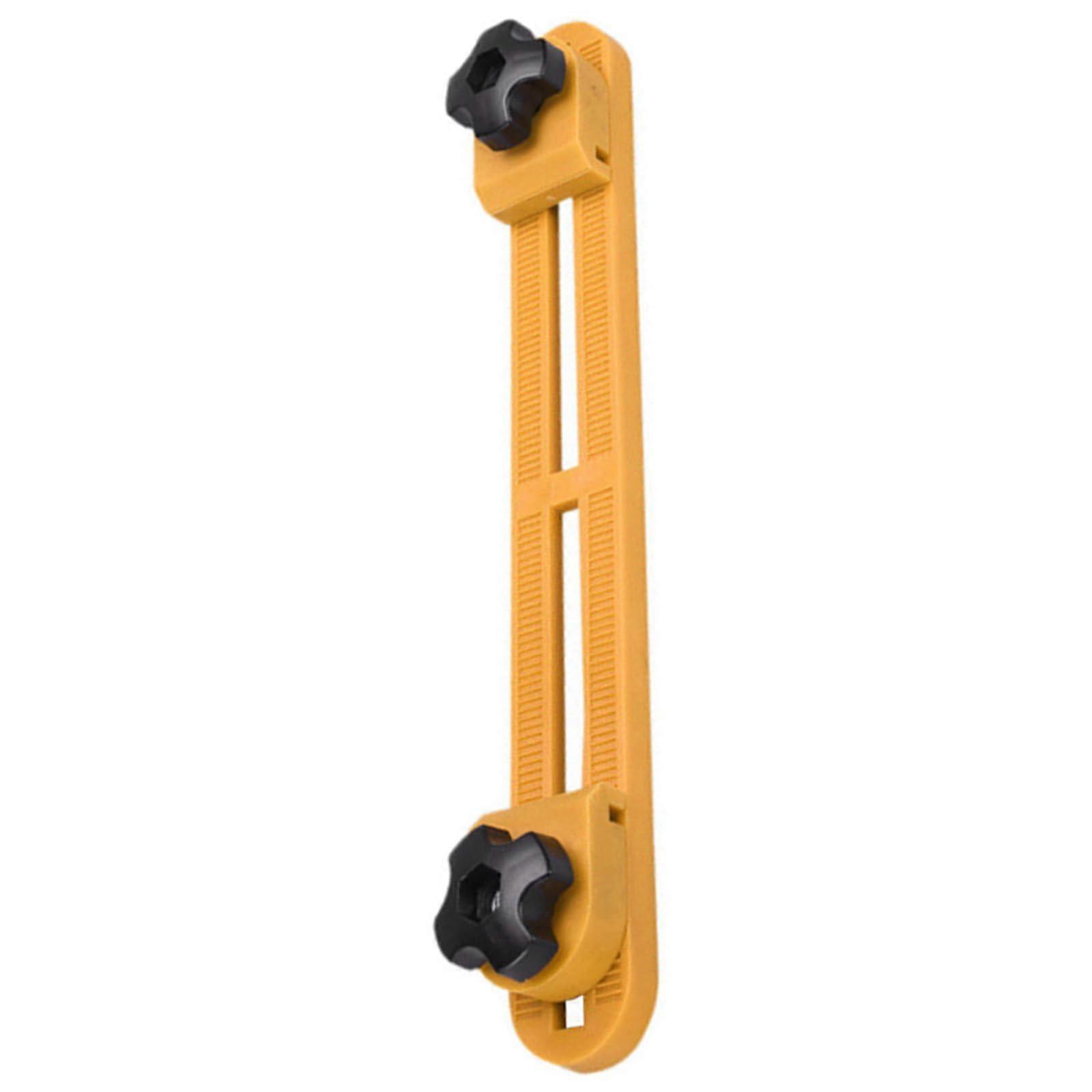 Adjustable Cutting Machine Base Plate for Woodworking Circular Saws with Guide Rails for Panels and Sizes Compatibility