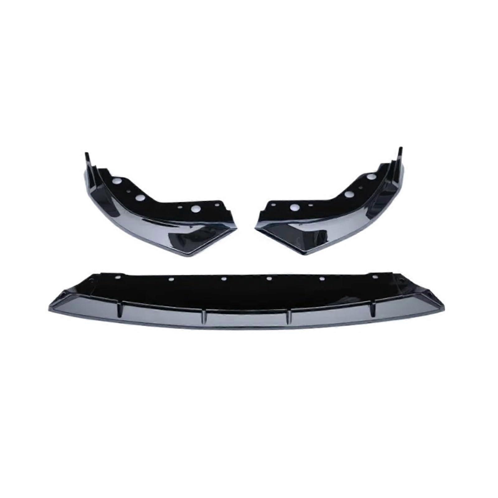 Front spoiler spoiler for 3 Series 320d 330i M340i G20  front bumper spoiler skirts lip body kit front bumper (Gloss Black)