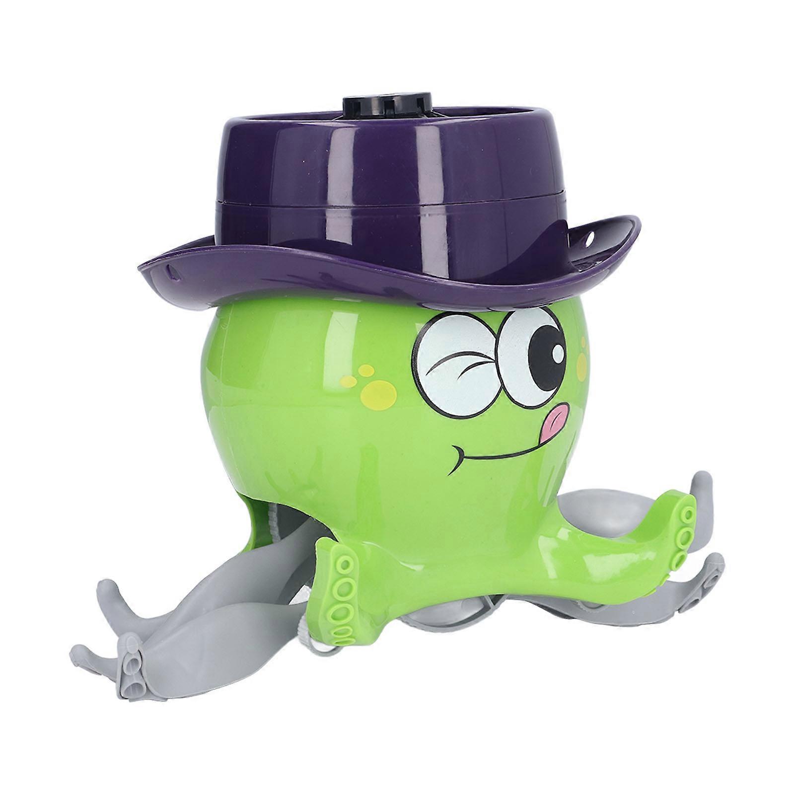 Bubble Machine Rechargeable Creativity Octopus Shape Automatic Bubble Blower Maker for 3+ Years Old(Green )