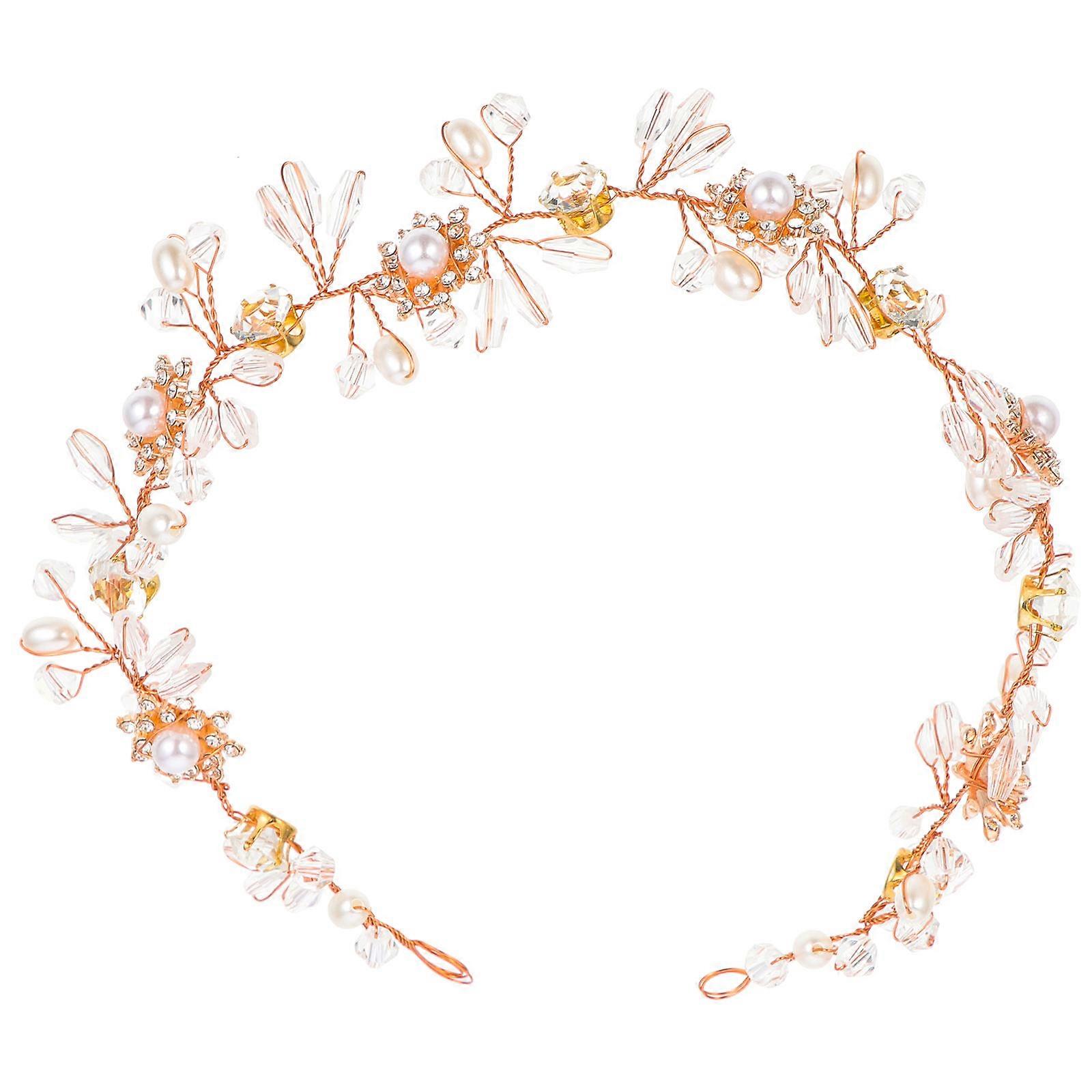 Golden Alloy headband for Girls Shiny and Sparkling Perfect for Party Decoration Lightweight and Durable 0.5 inch wide