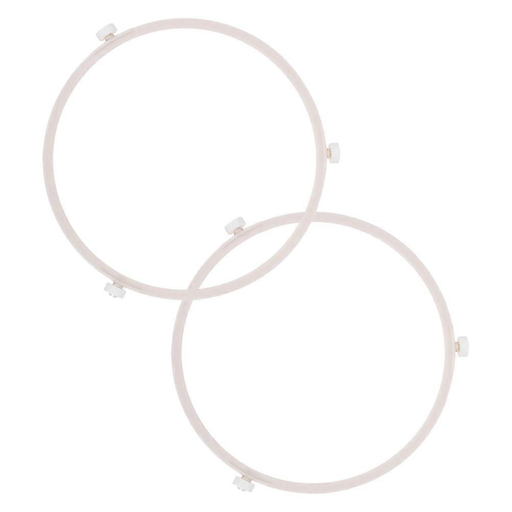 Microwave Turntable Base Roller Ring 2pcs Replacement for Even Heating and Fast Cooking Essential Component for Microwave Ovens