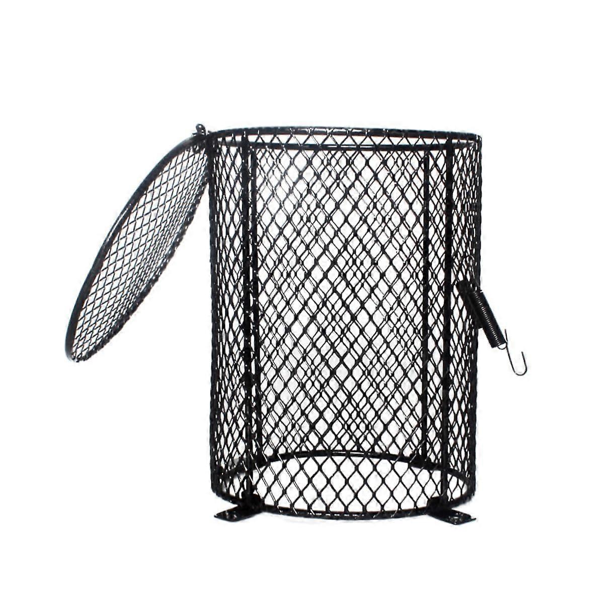 Reptile Lamp Shade Scalding Lamp Cover for Terrariums Metal Construction Easy Installation for Various Reptile Lamps
