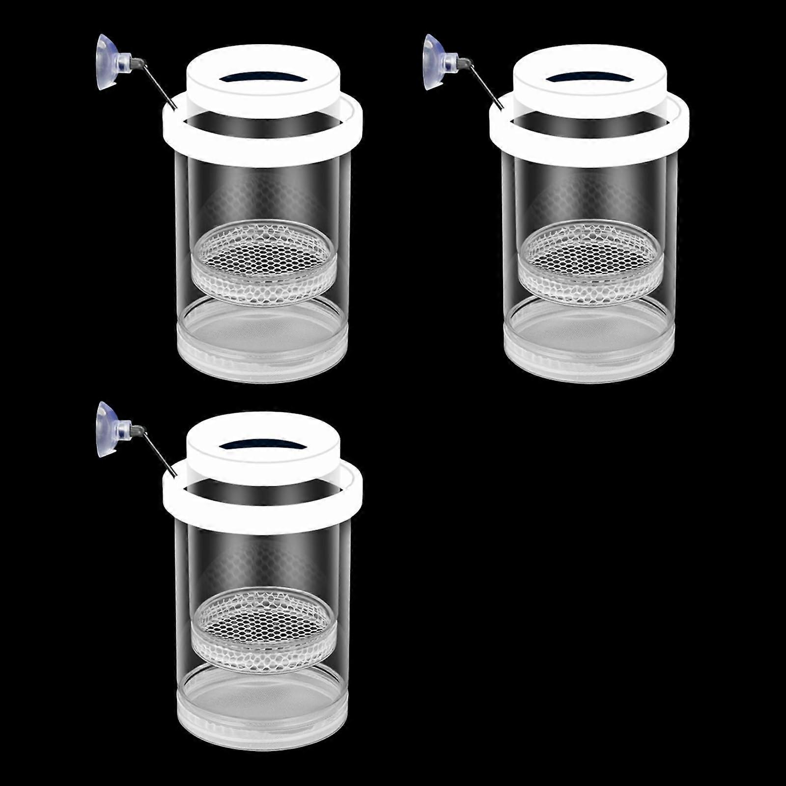 3 Floating Fish Breeder Box Aquarium Nursery Room Isolation Box Beetfish Guppy Shrimp Kakry Fish Safe