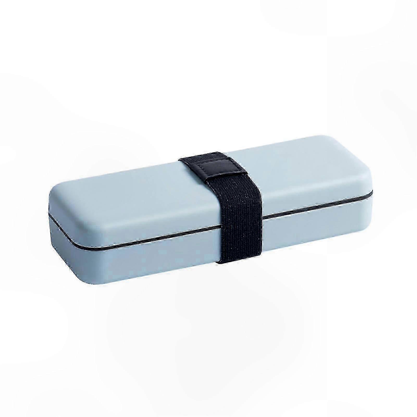 Compact Travel Sewing Kit with Dual Layers and Elastic Strap for On-the-Go Use