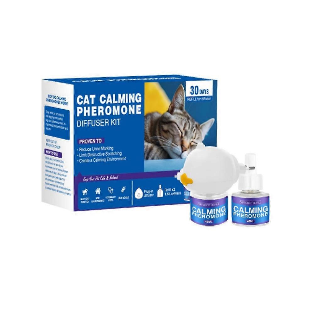 48ml Calming Diffusor Comfort Natural Pheromon Diffusor Calming Pheromon Lang anhaltender beruhigender Diffusor für Katzen