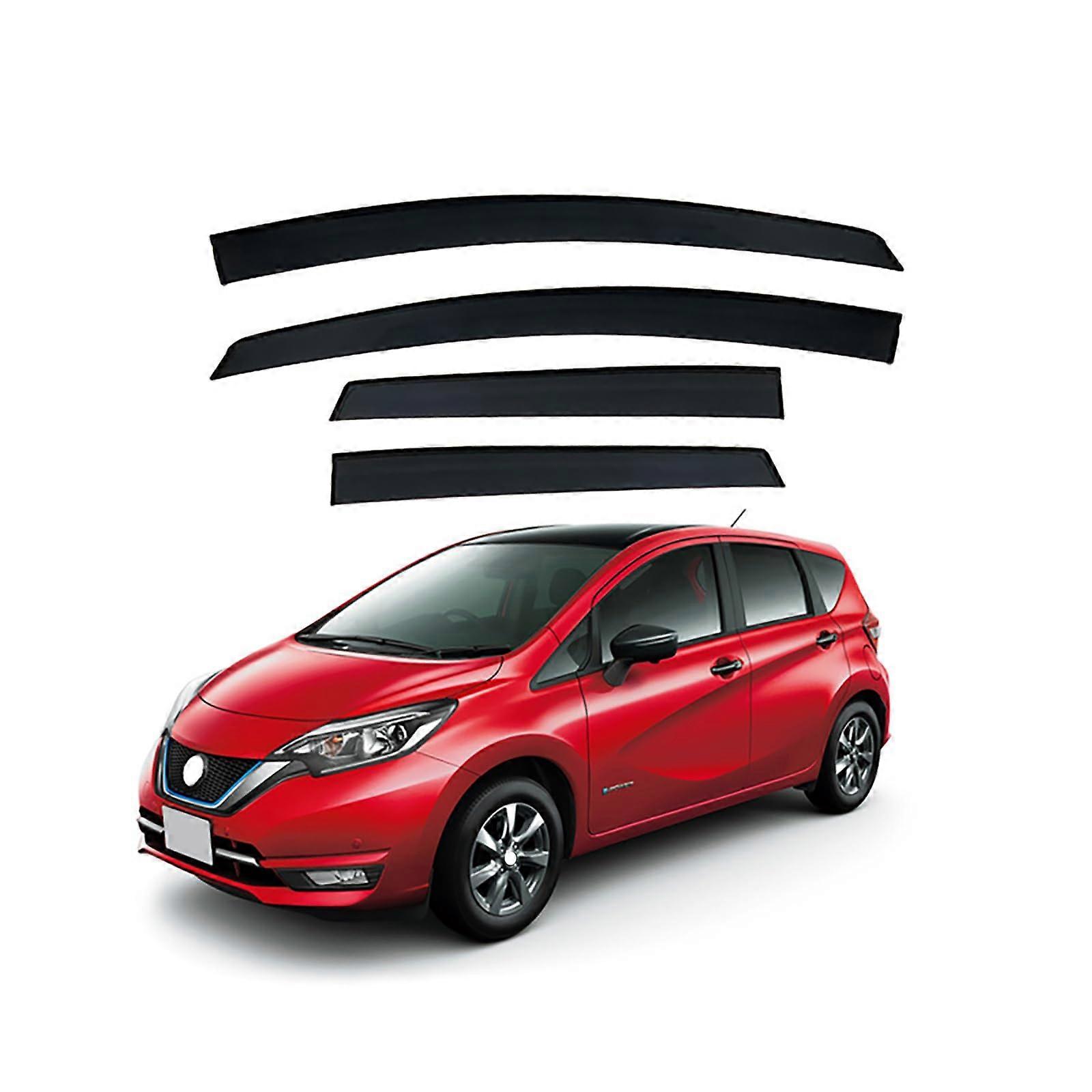 Compatible for Nissan Note E12 2013, 4Pcs Side Window Rain Guards, Visor