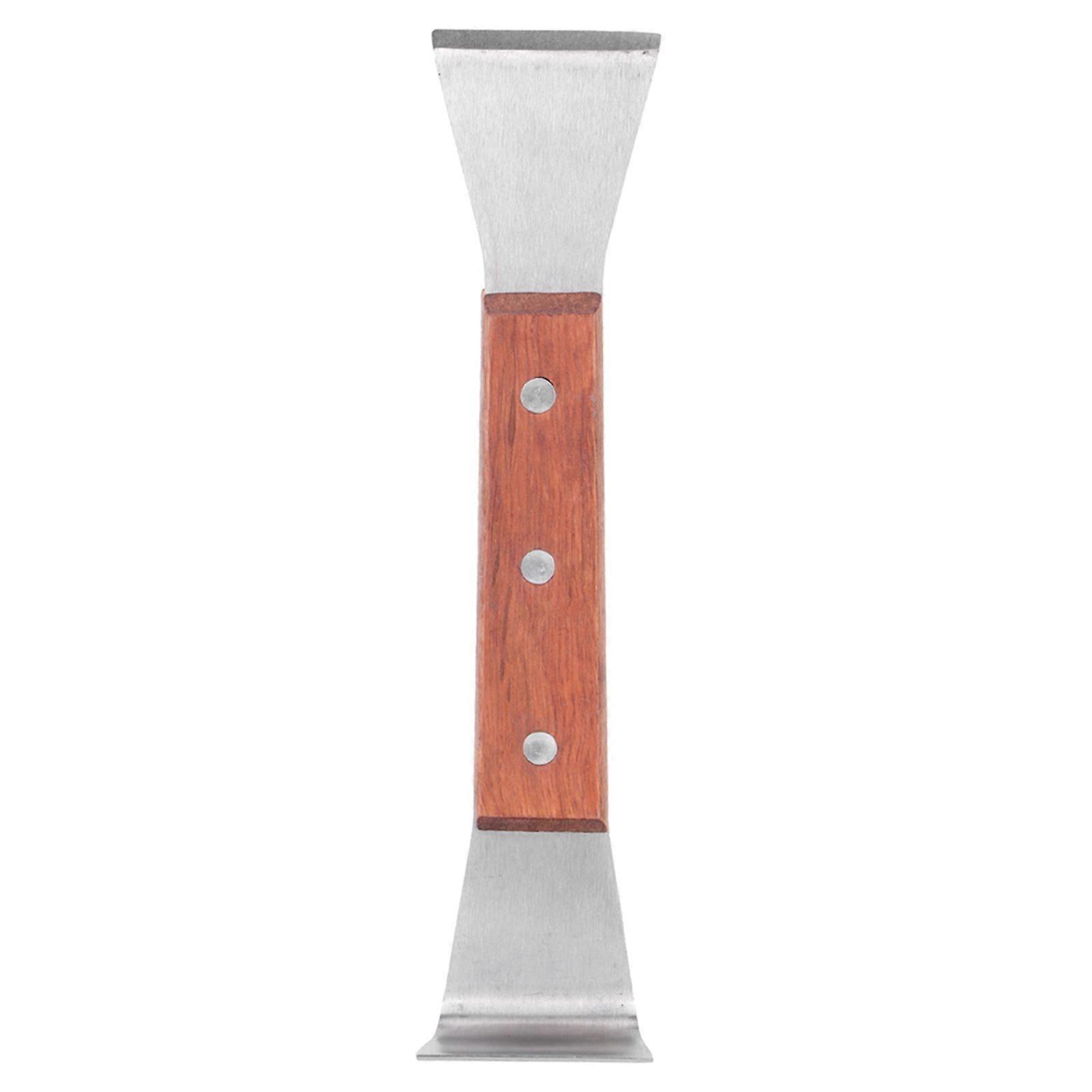 Beekeeper Scraper Tool Frame Lifter Stainless Steel Uncapping Knife with Wood Handle