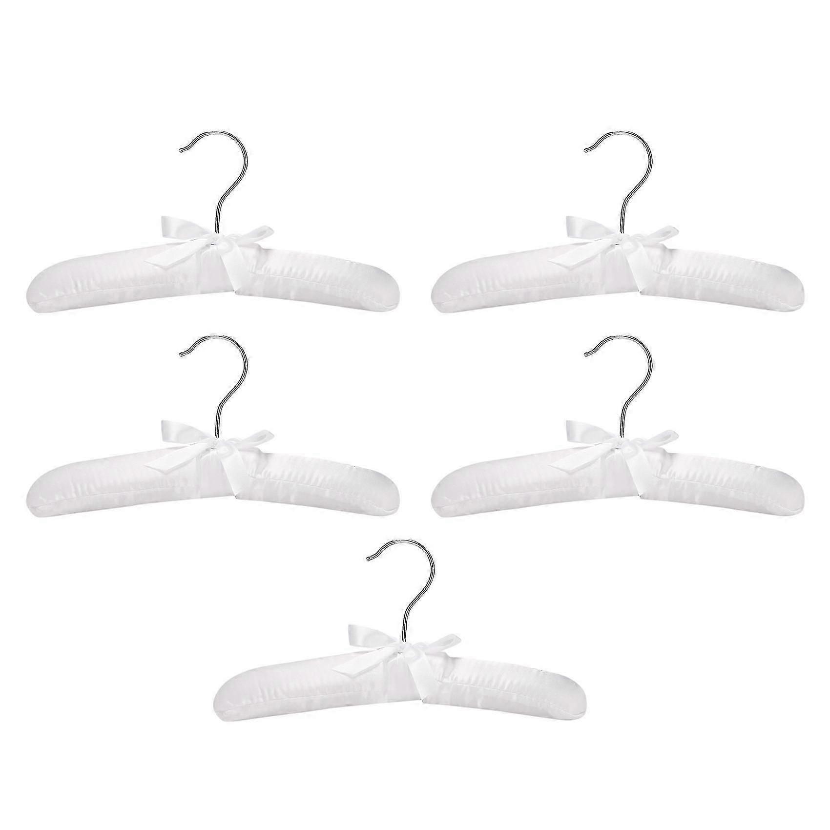 5kpl lasten vaateripustin vaatekaapin järjestäjä satiinipehmustettu