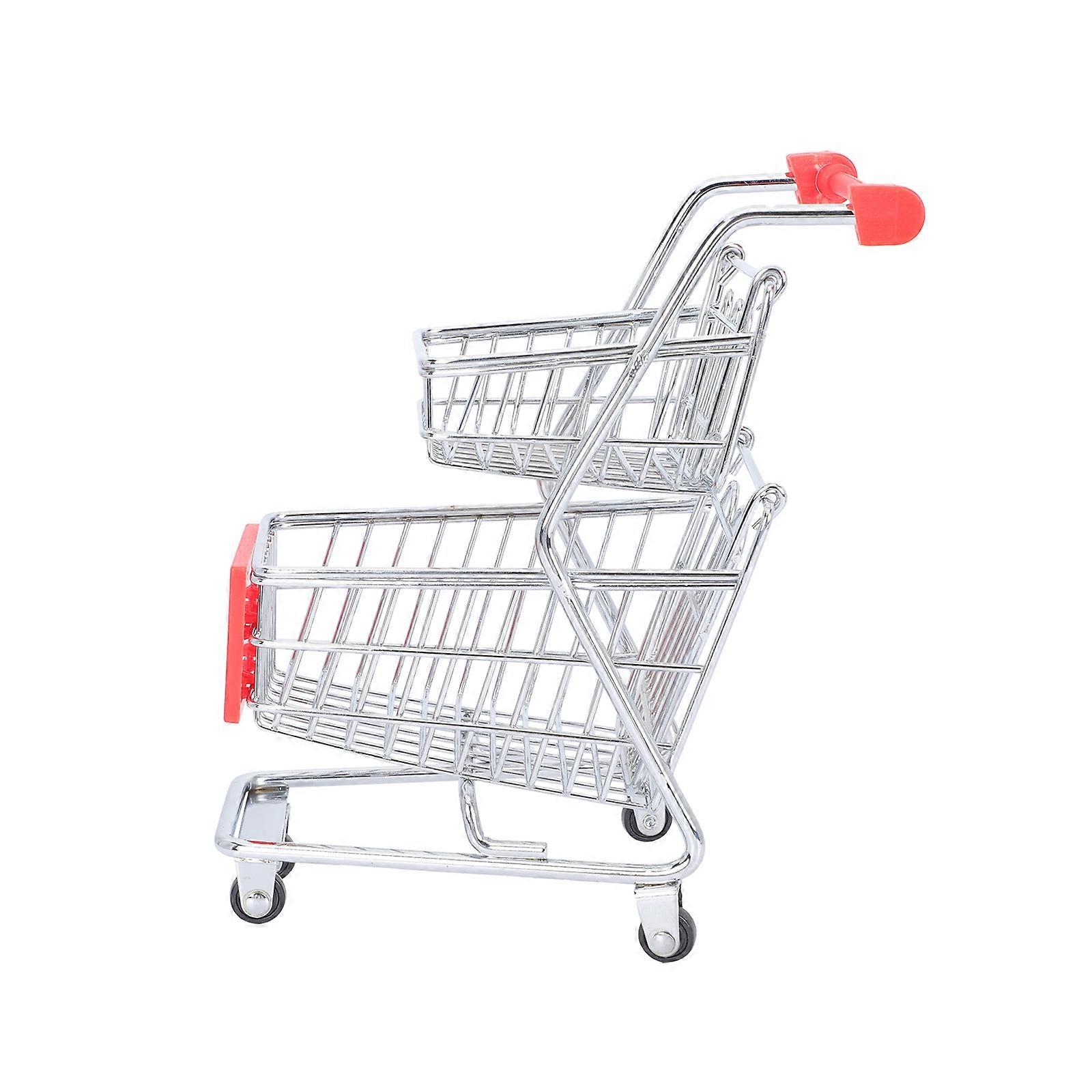 Desktop Adornment Trolley, Practical Organizer for Snacks and Cosmetics