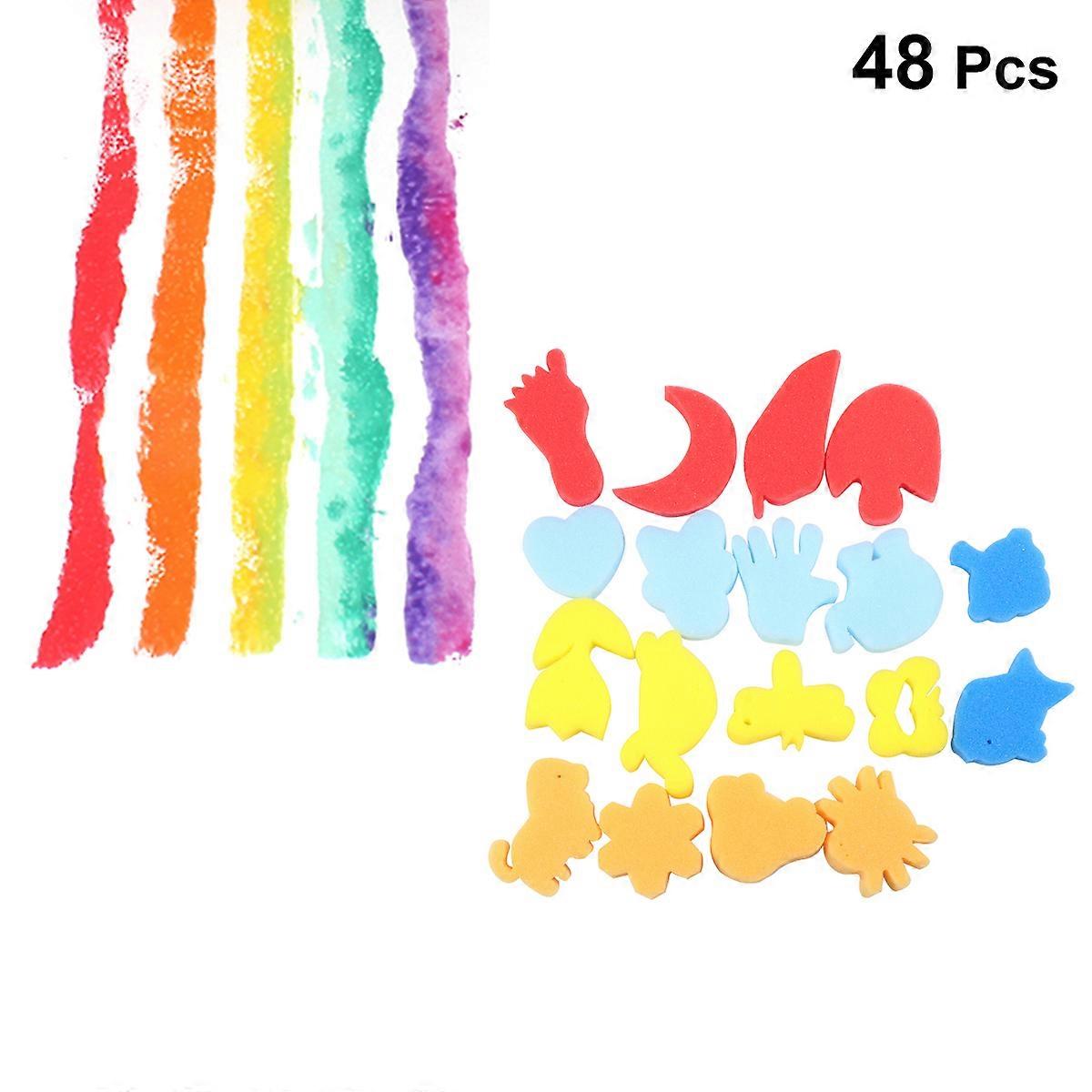 Painting Sponge Set for Kids, Enhances Imagination in Art Classes