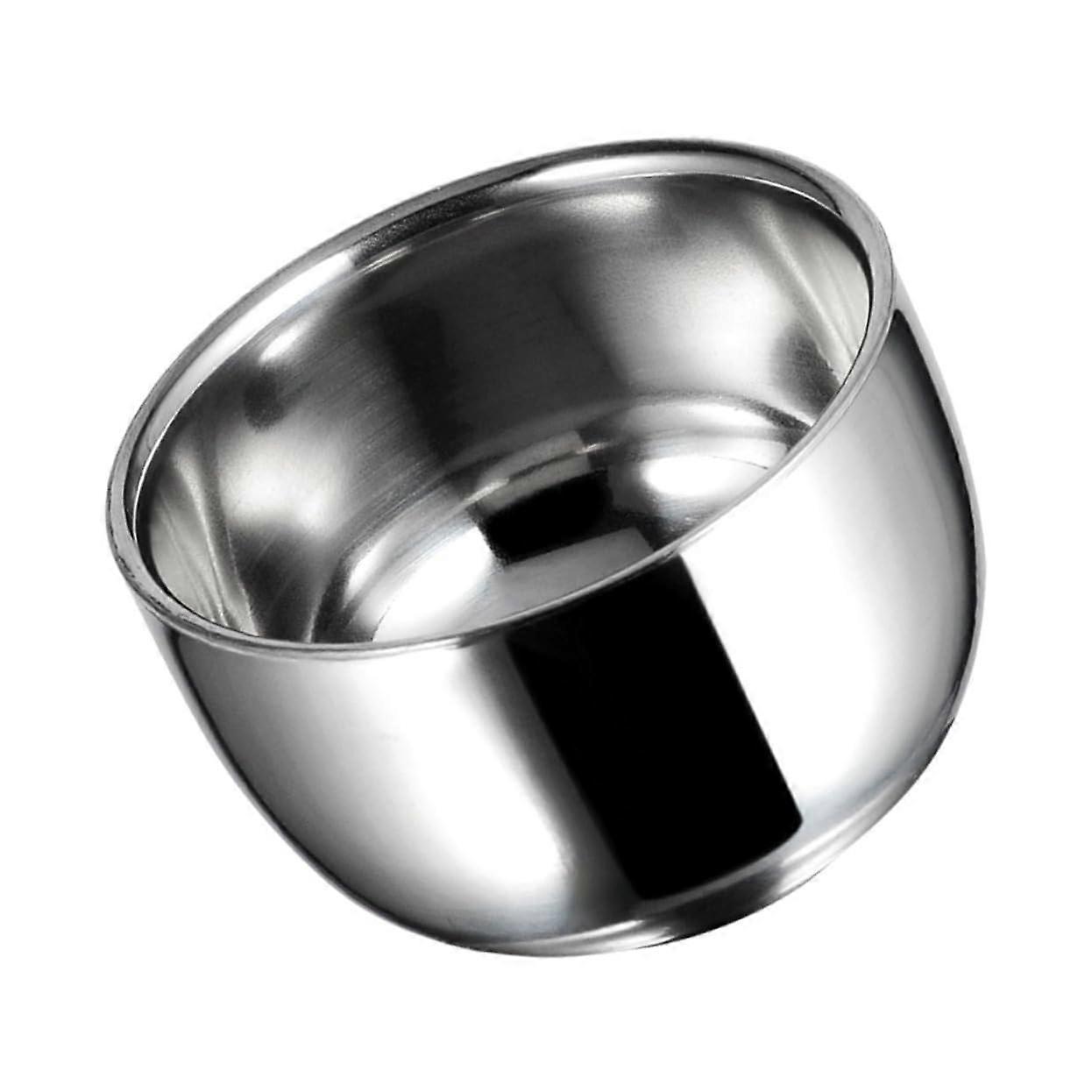 Men's Shaving Bowl Compact Stable Design Lathering Soap Dish For Comfortable Shave Easy To Store Travel Friendly