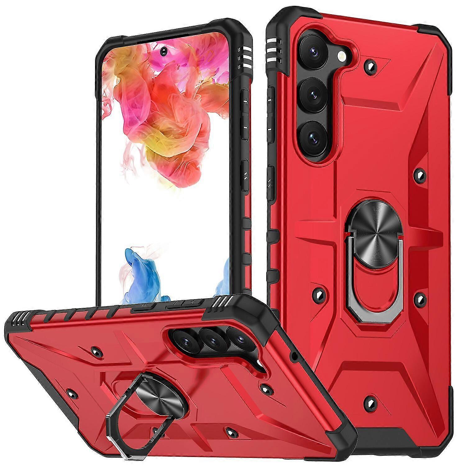 Shockproof Magnetic With Ring Holder Cover Case For