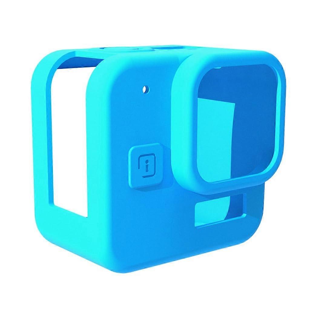 Silicone Case for 11 Black Action Cameras, Washable Protective Cover with Shock Resistance, Color: Blue