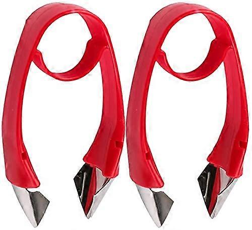 Strawberry Huller and Vegetable Corer Stainless Steel Kitchen Tool for Fruit Prep 2 Pack