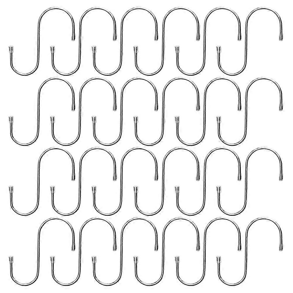 Stainless Steel Hooks 50Pcs Utility Hangers For Kitchen Bathroom Garage Lightweight Versatile