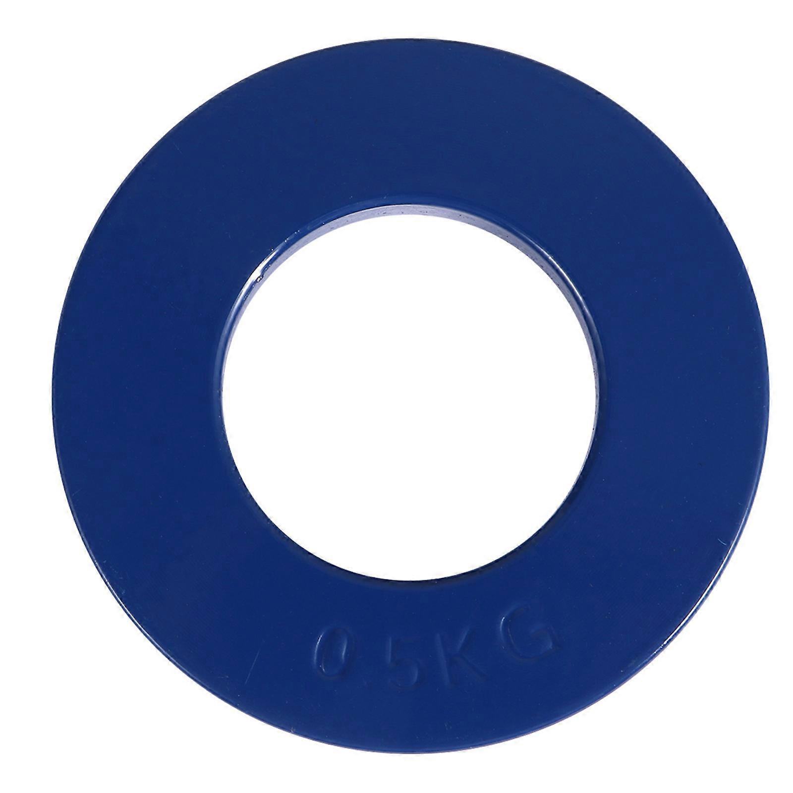 الثقيلة لوحة الحديد لوحة قبضة ثقب واحد لتدريب القوة في المنزل تجريب 0.5 كجم اللون الأزرق