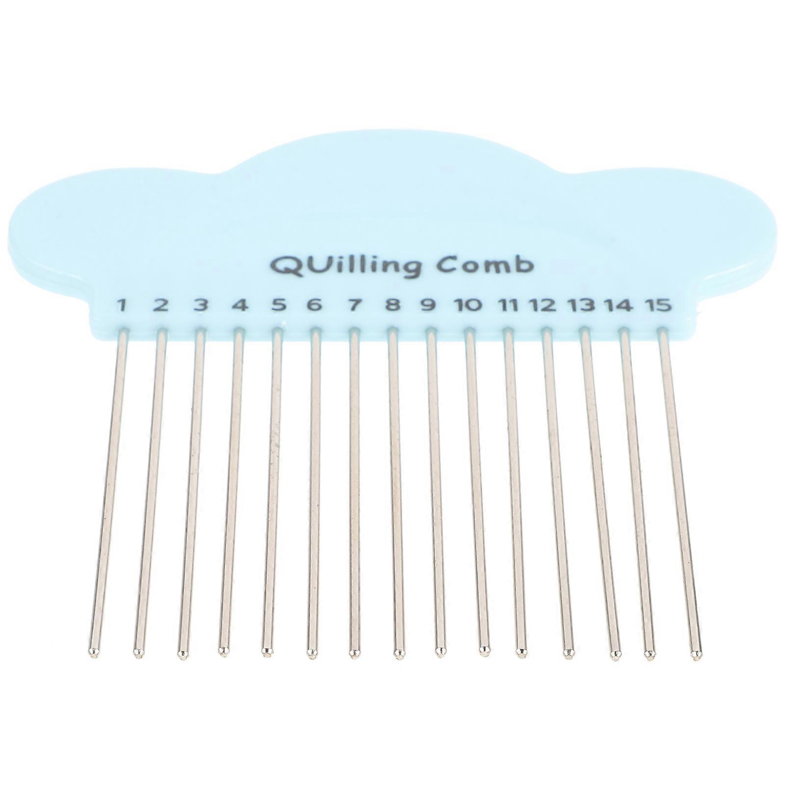 Compact Portable Paper Quilling Comb Tool for DIY Crafts – Durable Design for Easy Curling, Perfect for Beginners and Art Projects