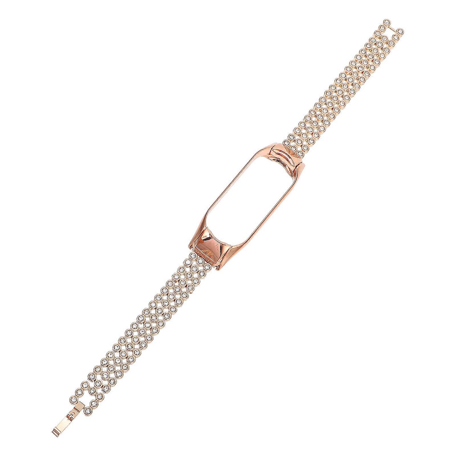 Metal Watch Strap Compatible With Xiaomi 5 Ideal For Business Round Bead Design 1Pack